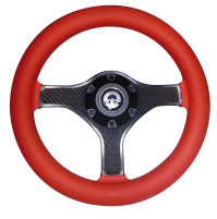 VR00 Steering Wheel -  Diameter 280mm - Red Color - 62.00784.04 - Riviera 